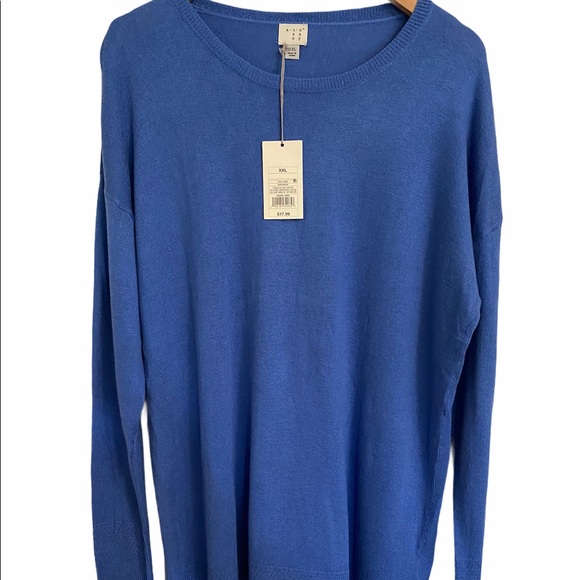 a new day Sweaters - A New Day Brand New Blue Soft long XXL Sweater